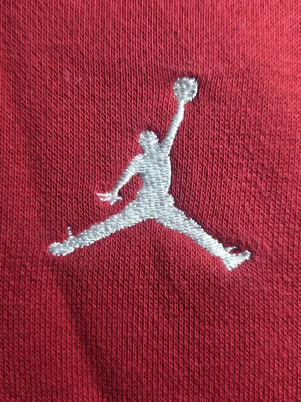 Jordan Mens Size M Fleece Pullover Hoodie Embroidered Jumpman Logo Sweatshirt
